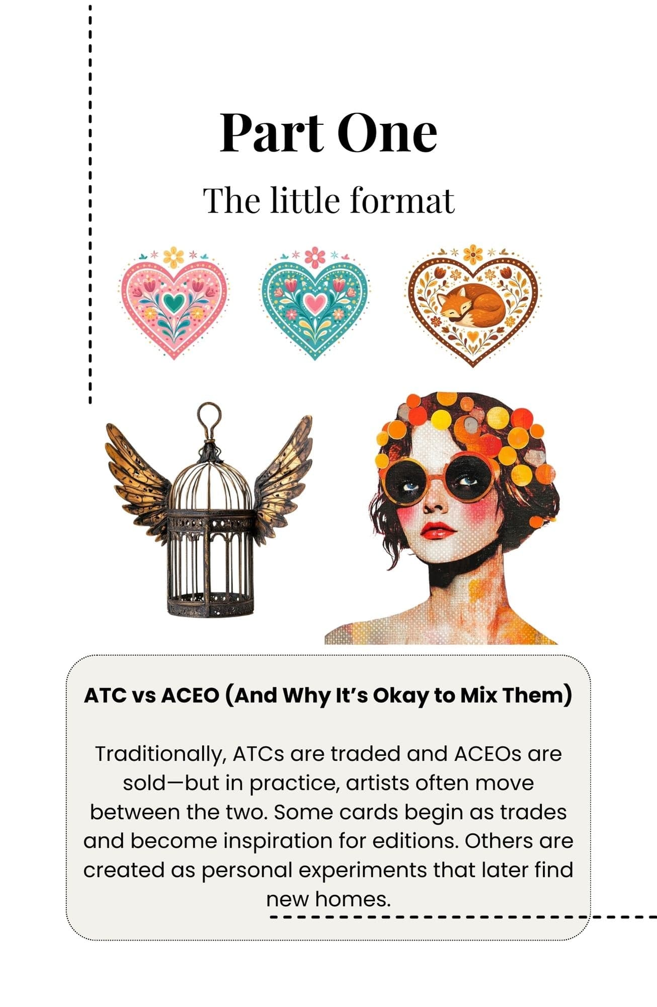 Collage Soup Size Matters | Digital Download | ATC & ACEO Guide