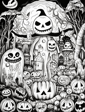 Collage Soup Smell My Feet: Halloween Special – 75+ Pages of Spooky Coloring & Collage Fun