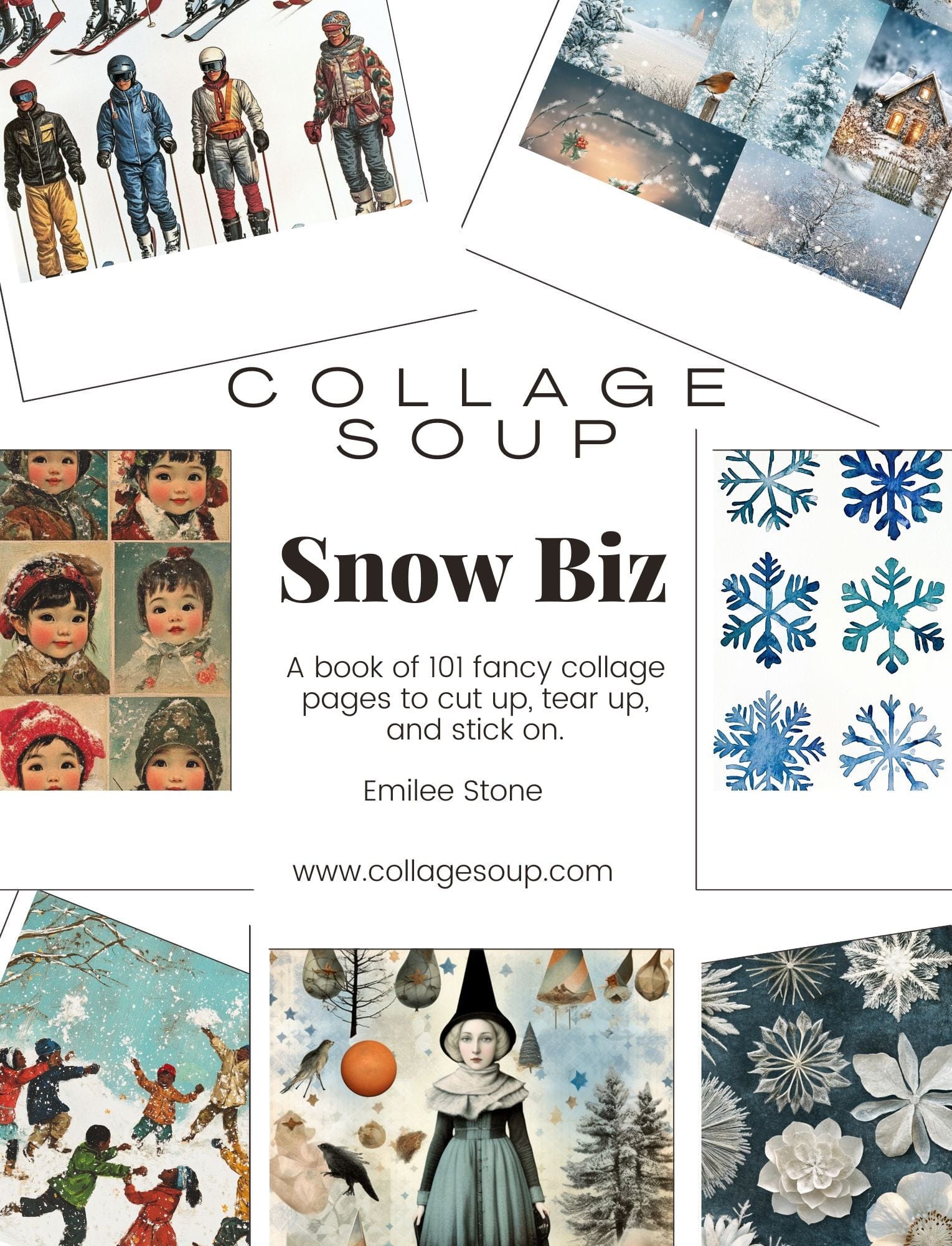 Collage Soup Snow Biz eBook