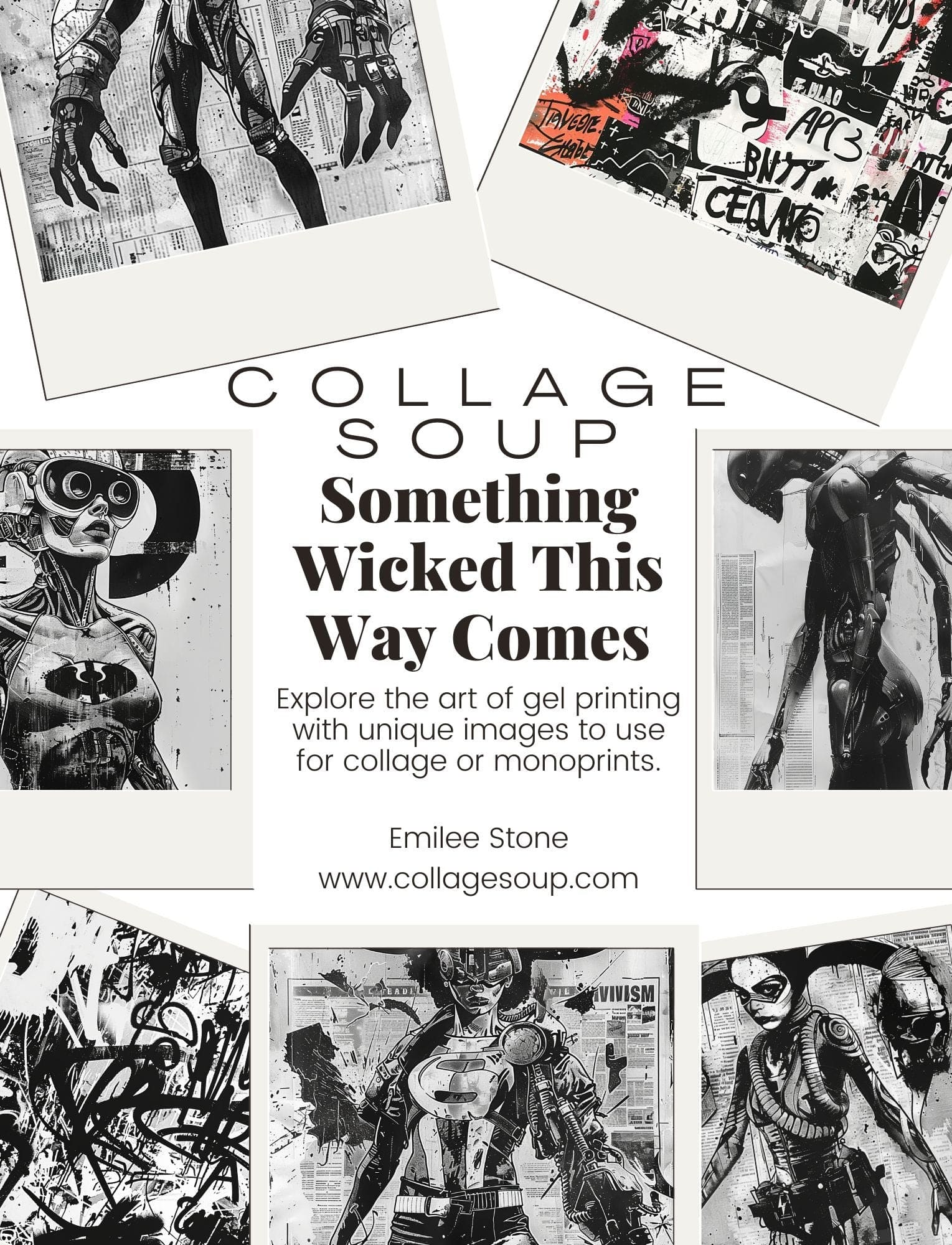 Collage Soup Something Wicked This Way Comes – A Dark & Eerie Collage Experience