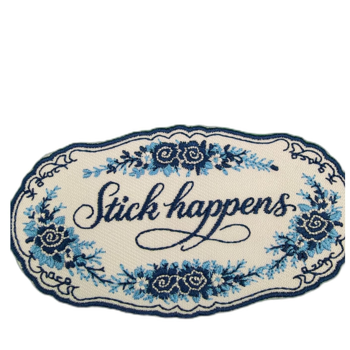 Collage Soup Stick Happens – Ornate Patch Sticker