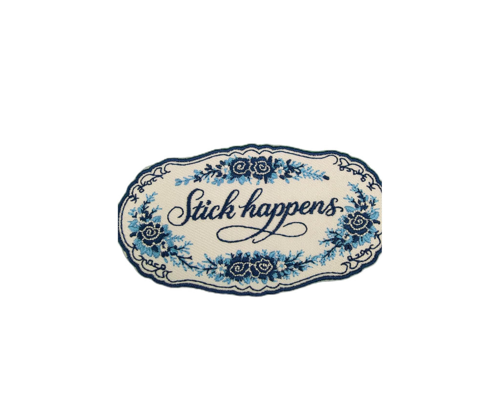 Collage Soup Stick Happens – Ornate Patch Sticker
