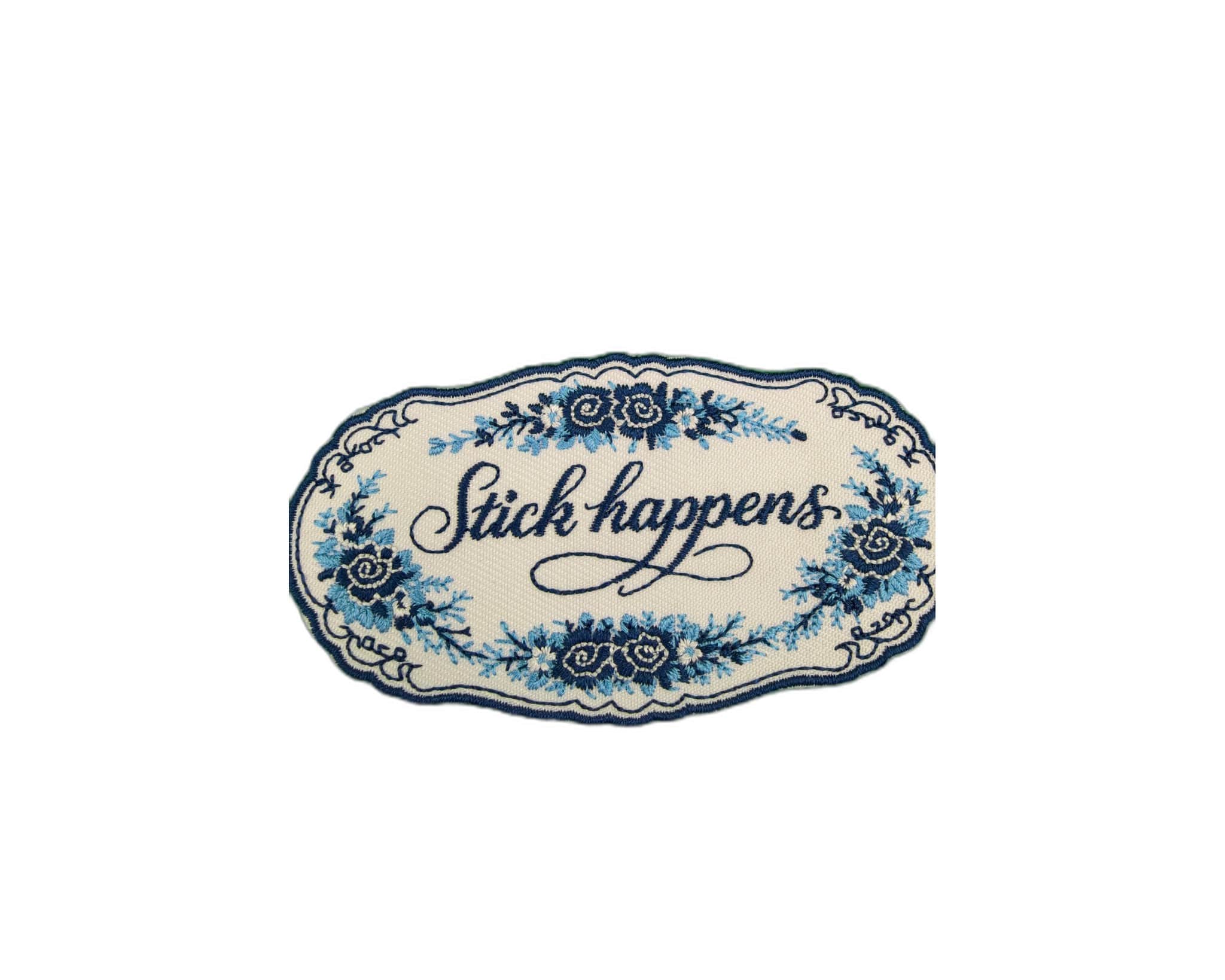 Collage Soup Stick Happens – Ornate Patch Sticker