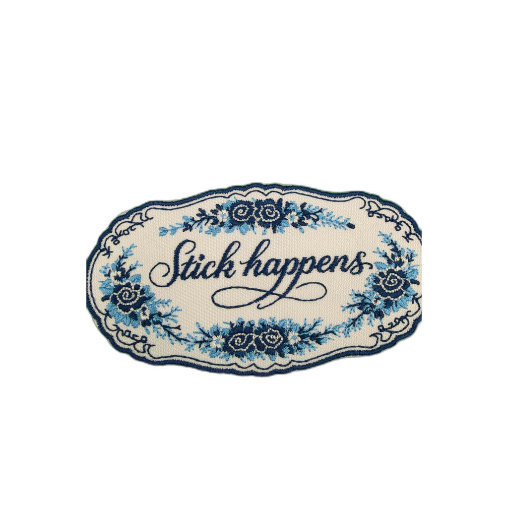 Collage Soup Stick Happens – Ornate Patch Sticker