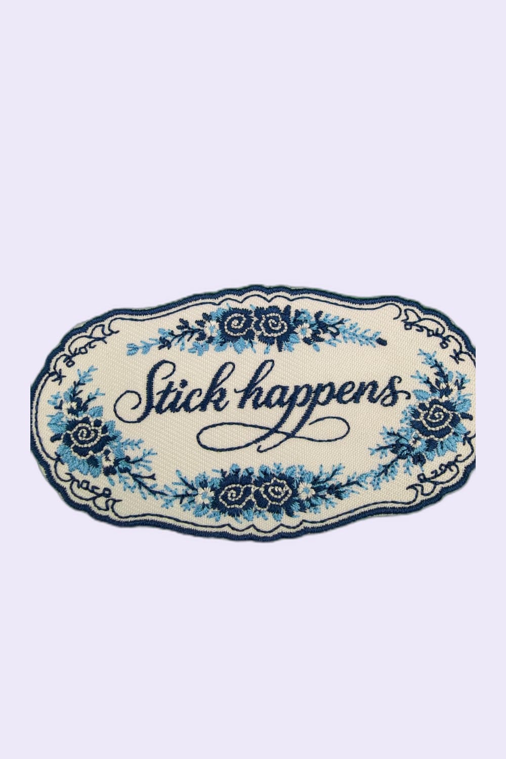 Collage Soup Stick Happens – Ornate Patch Sticker