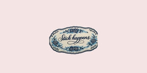 Collage Soup Stick Happens – Ornate Patch Sticker