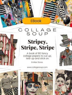 Collage Soup Stripey, Stripe, Stripe eBook