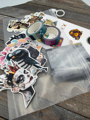 Collage Soup Taster Menu Bundle — Washi, Stickers, Paper Bites and More