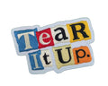 Collage Soup Tear It Up – Text Patch Sticker