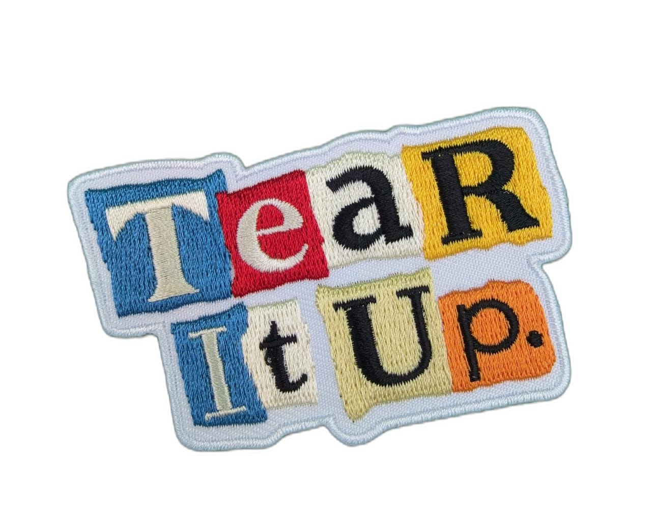 Collage Soup Tear It Up – Text Patch Sticker