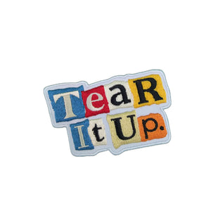 Collage Soup Tear It Up – Text Patch Sticker