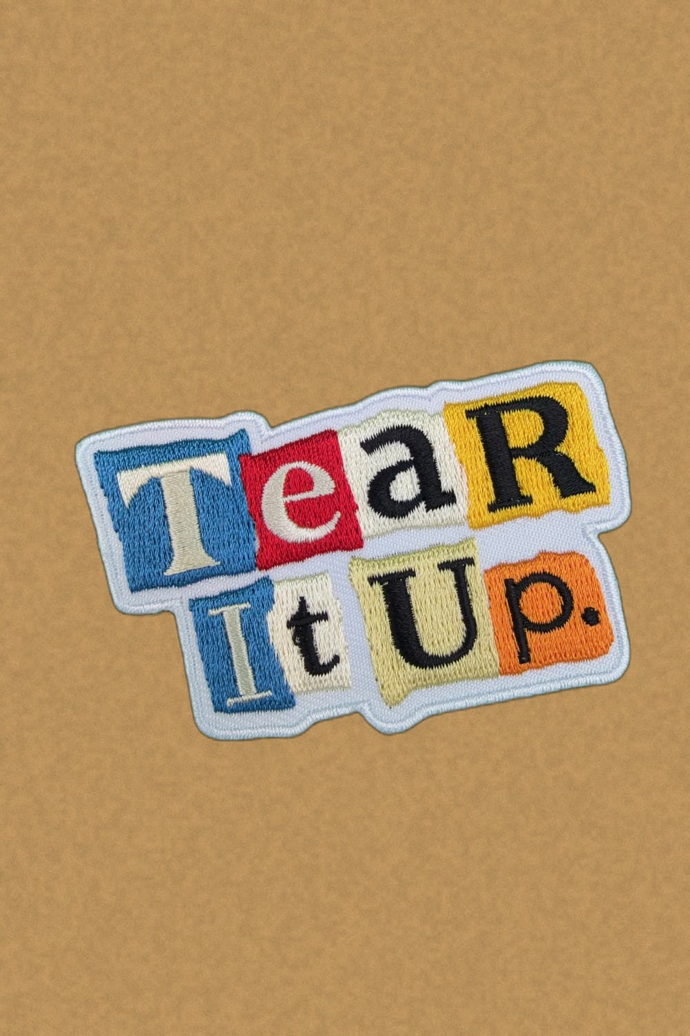 Collage Soup Tear It Up – Text Patch Sticker