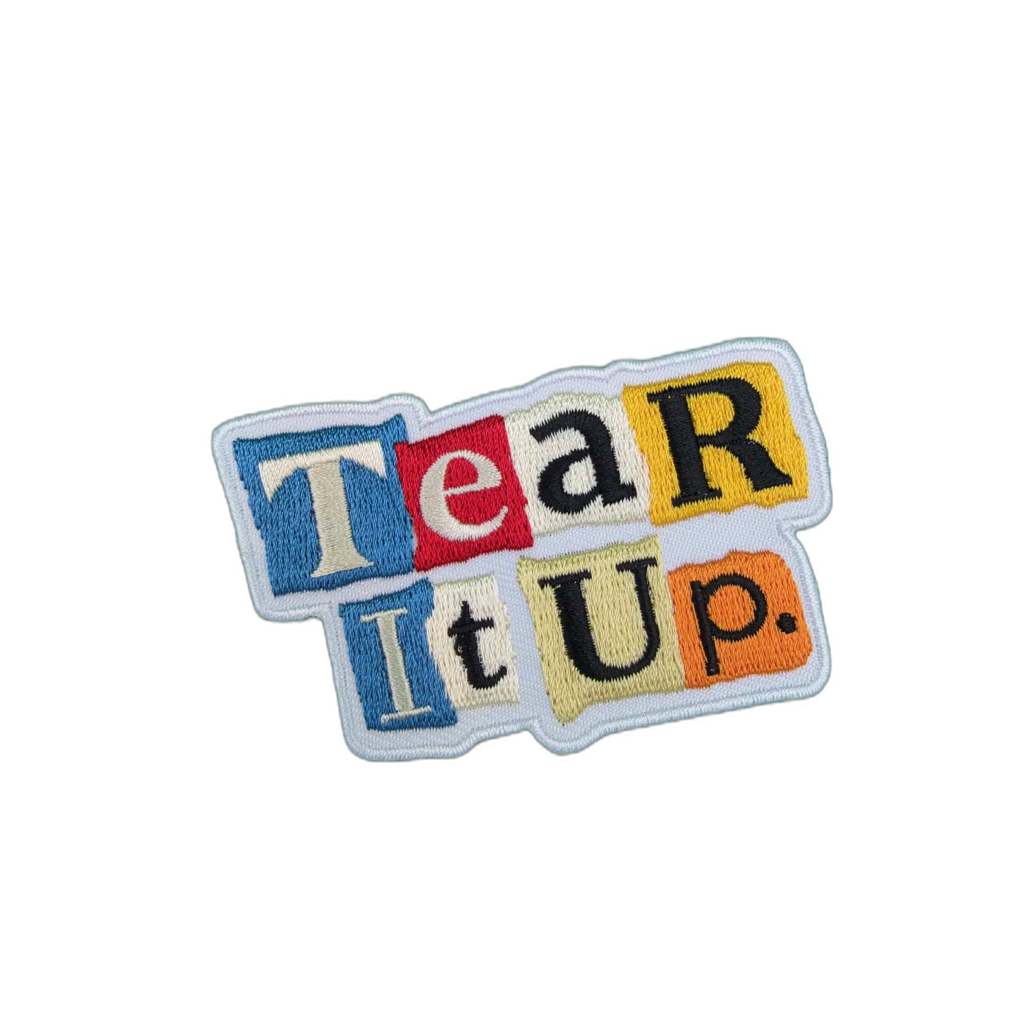 Collage Soup Tear It Up – Text Patch Sticker