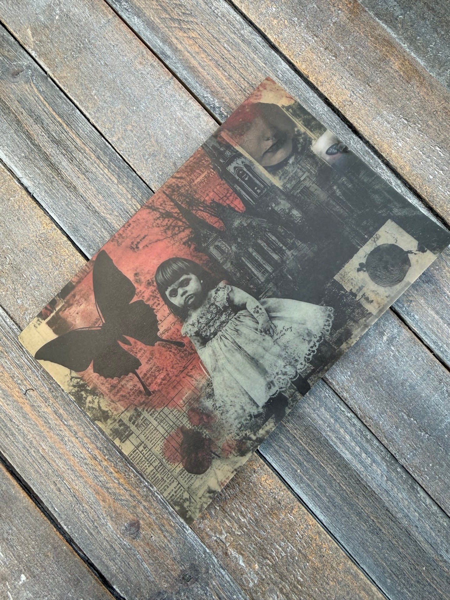 Collage Soup The Haunted Archive — Halloween Vellum Pad