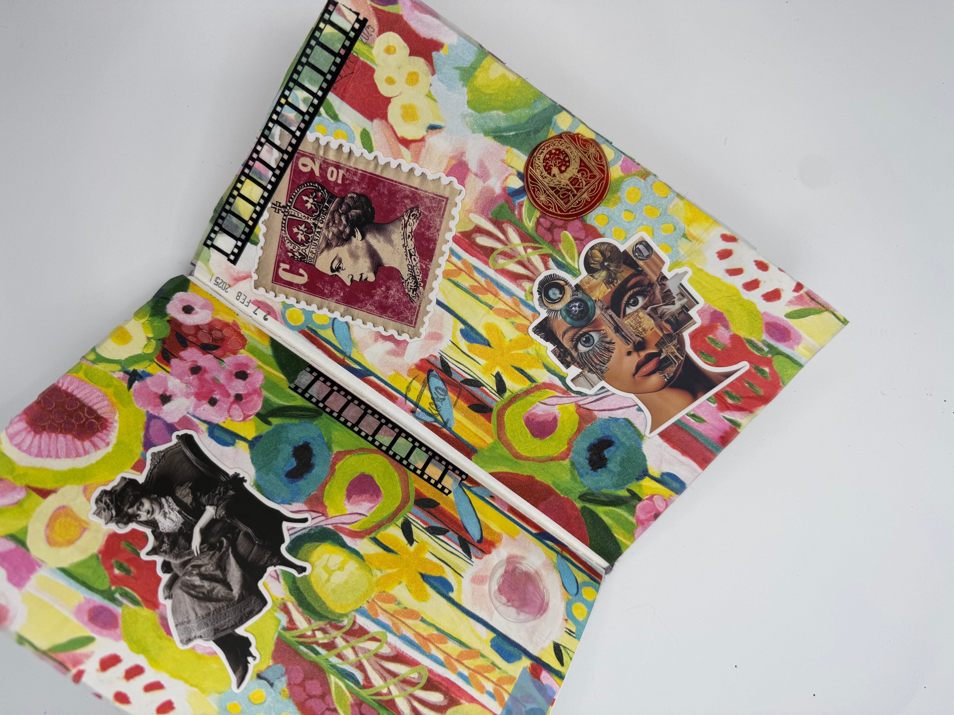 Collage Soup The Original Chonky Bites - Quirky Die-Cut Paper Designs on 300 lb Paper for Collages, Journals & Paper Crafts - 12 Premium Designs