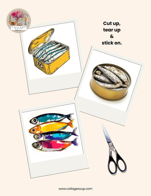 Collage Soup The Sardines Collage eBook Freebie