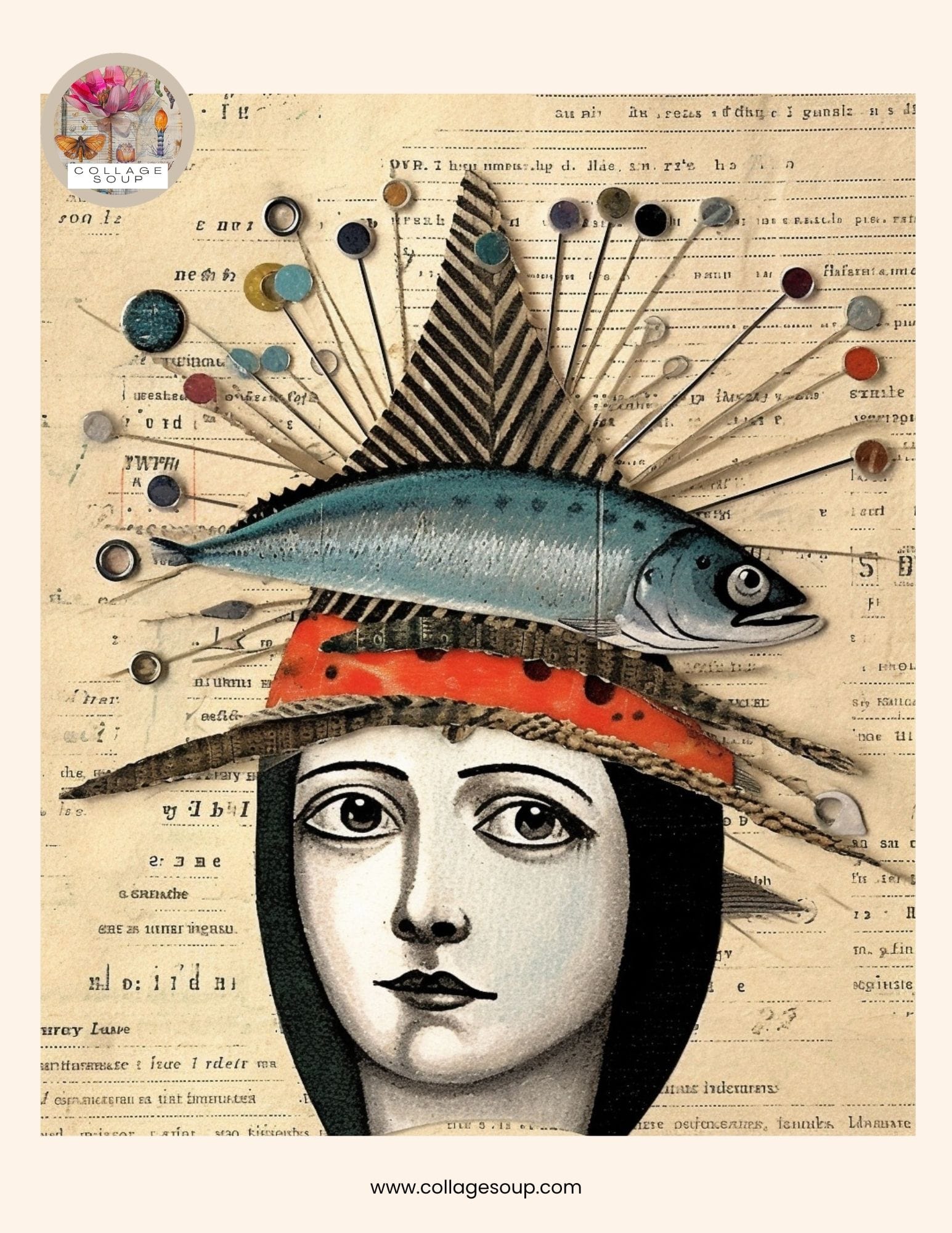 Collage Soup The Sardines Collage eBook Freebie