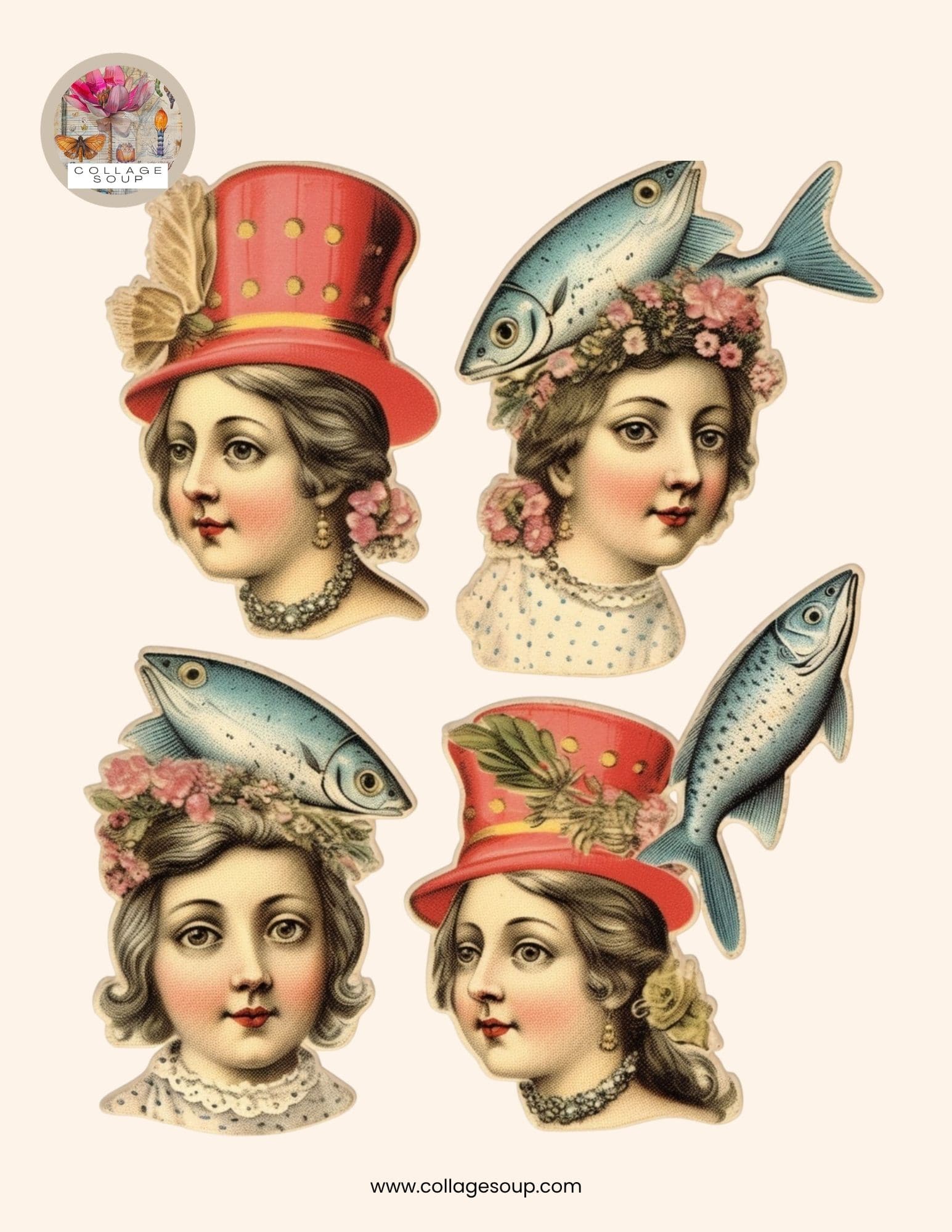 Collage Soup The Sardines Collage eBook Freebie