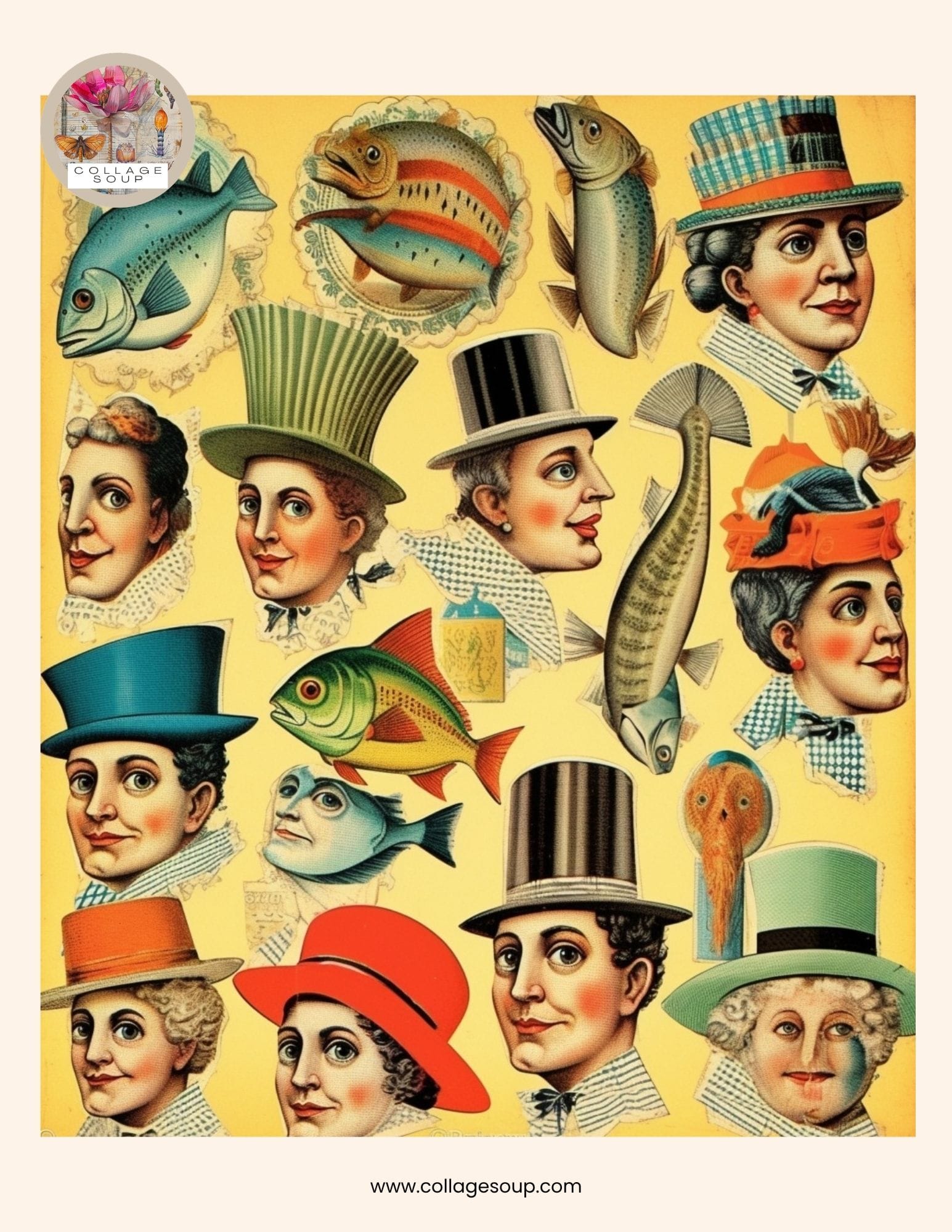 Collage Soup The Sardines Collage eBook Freebie
