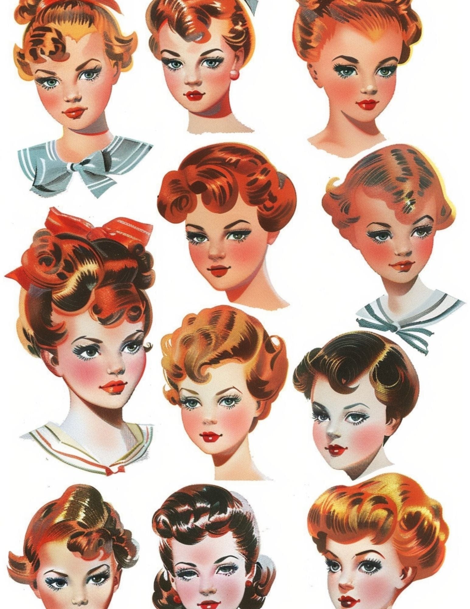 Collage Soup The Secret Lives of Paper Dolls | eBook | Vintage paper doll collage elements for mixed media & journals
