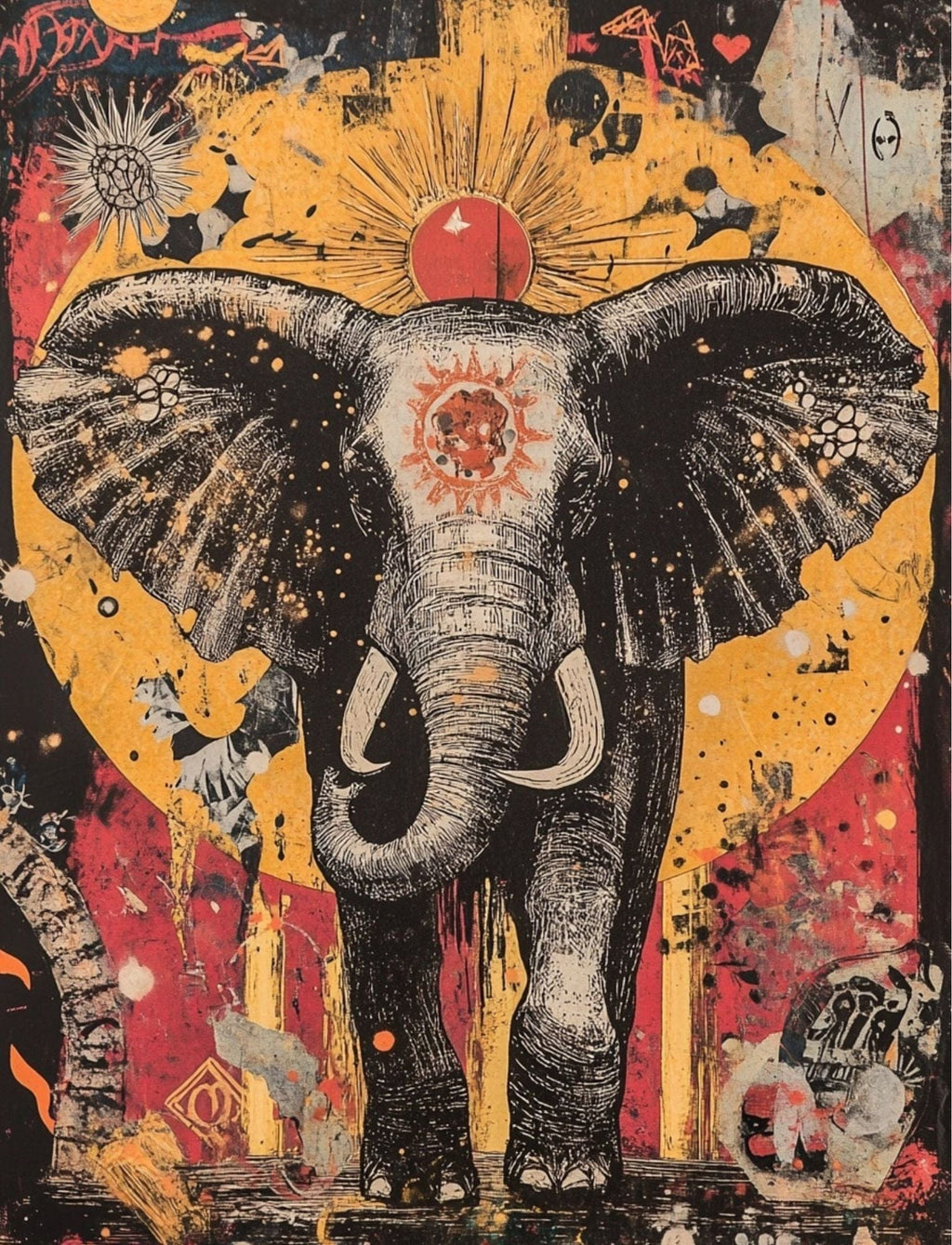 Collage Soup The Street Oracle (eBook) Urban Tarot-Inspired Collage for Mixed Media – 100 Pages