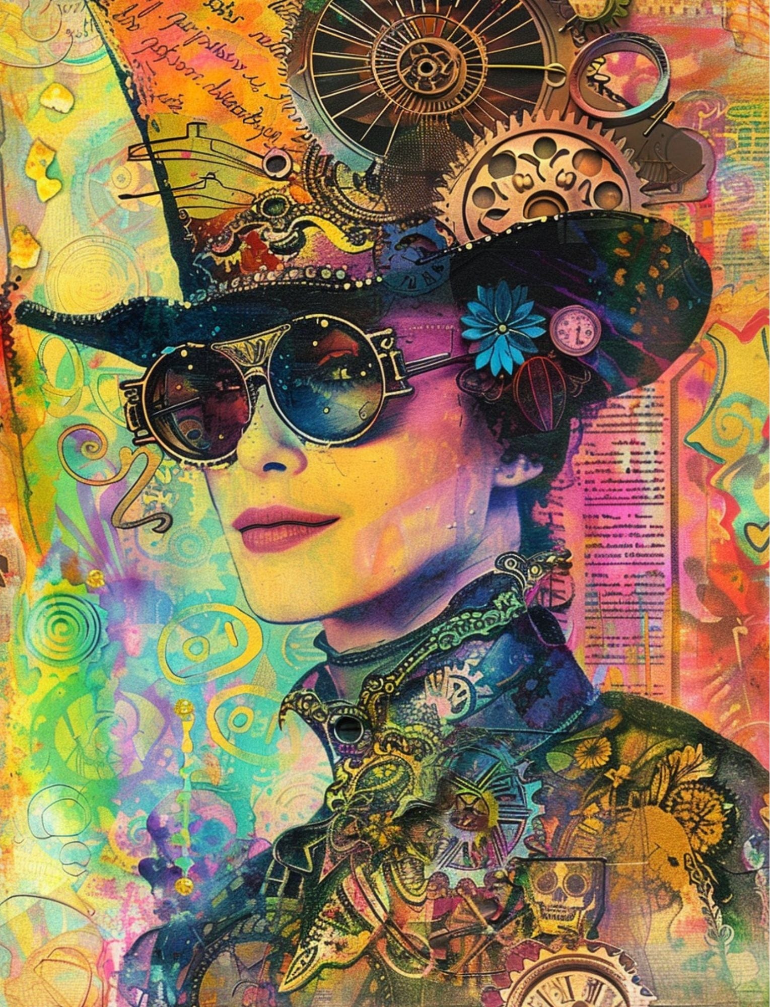 Collage Soup Timekeeper’s Atlas: Vintage, Mechanical, and Fantastical Collage Papers (Paperback) – 90 Pages