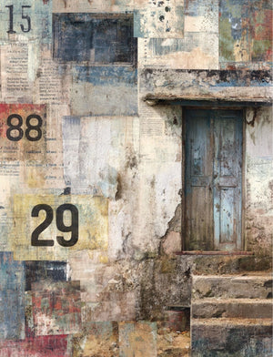 Collage Soup Trace Elements – Paperback | 80+ Pages of Decayed Architecture & Textures for Collage & Journals