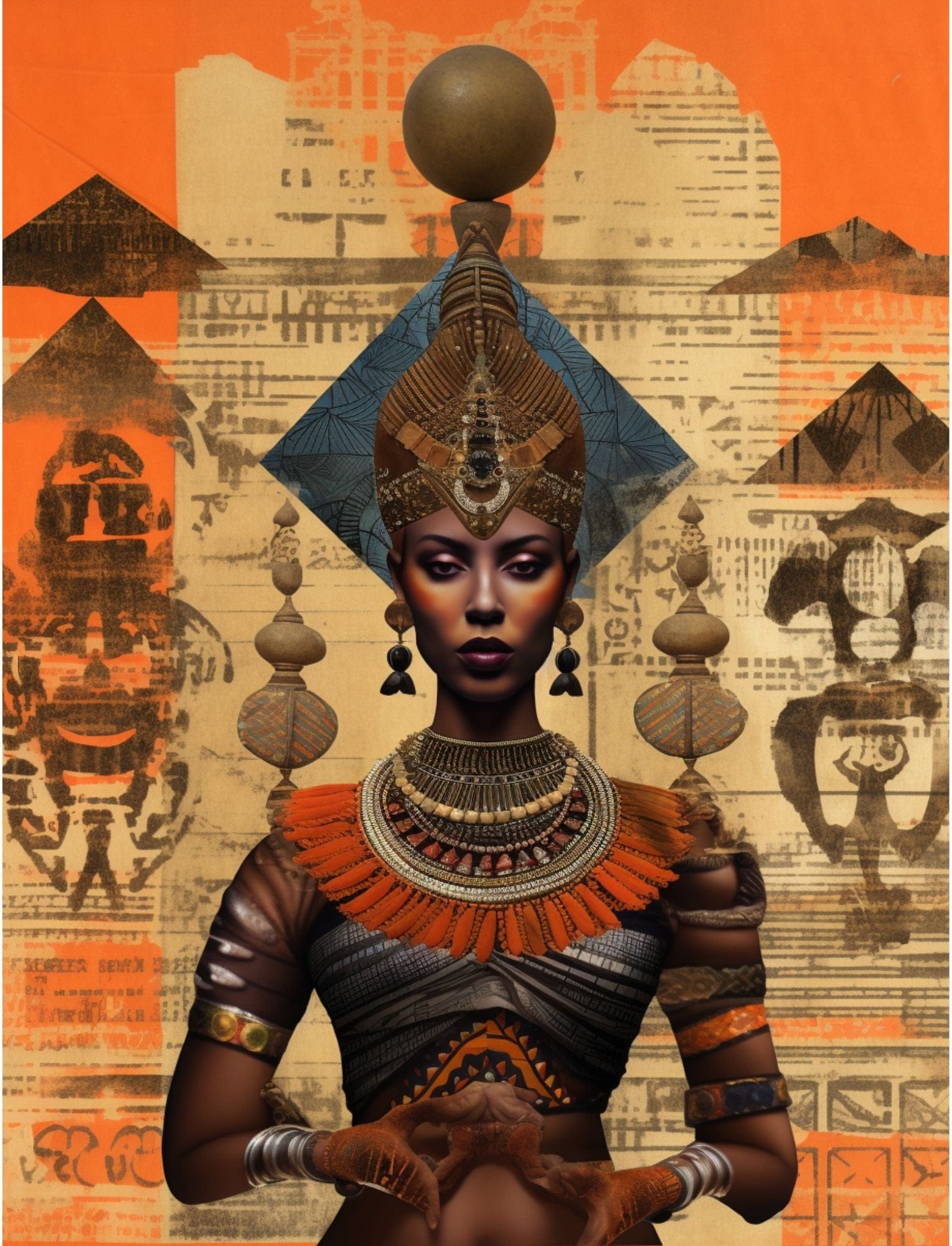 Collage Soup Unleash Your Inner Goddess: Special Edition – 55 Empowering Collage Papers