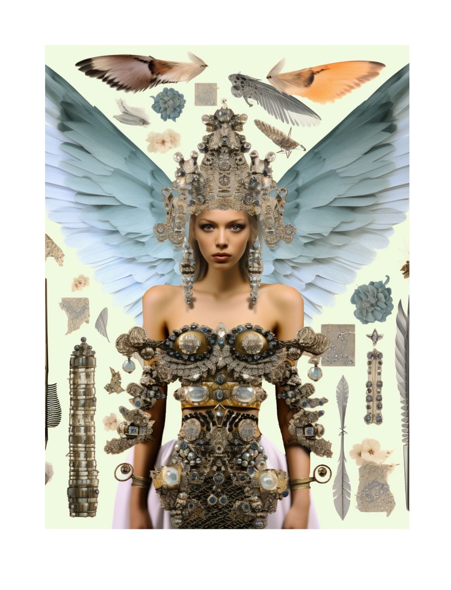 Collage Soup Unleash Your Inner Goddess: Special Edition – 55 Empowering Collage Papers