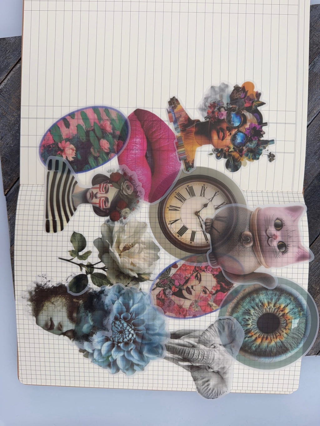 Collage Soup Vellum Daydreams Paper Bites™