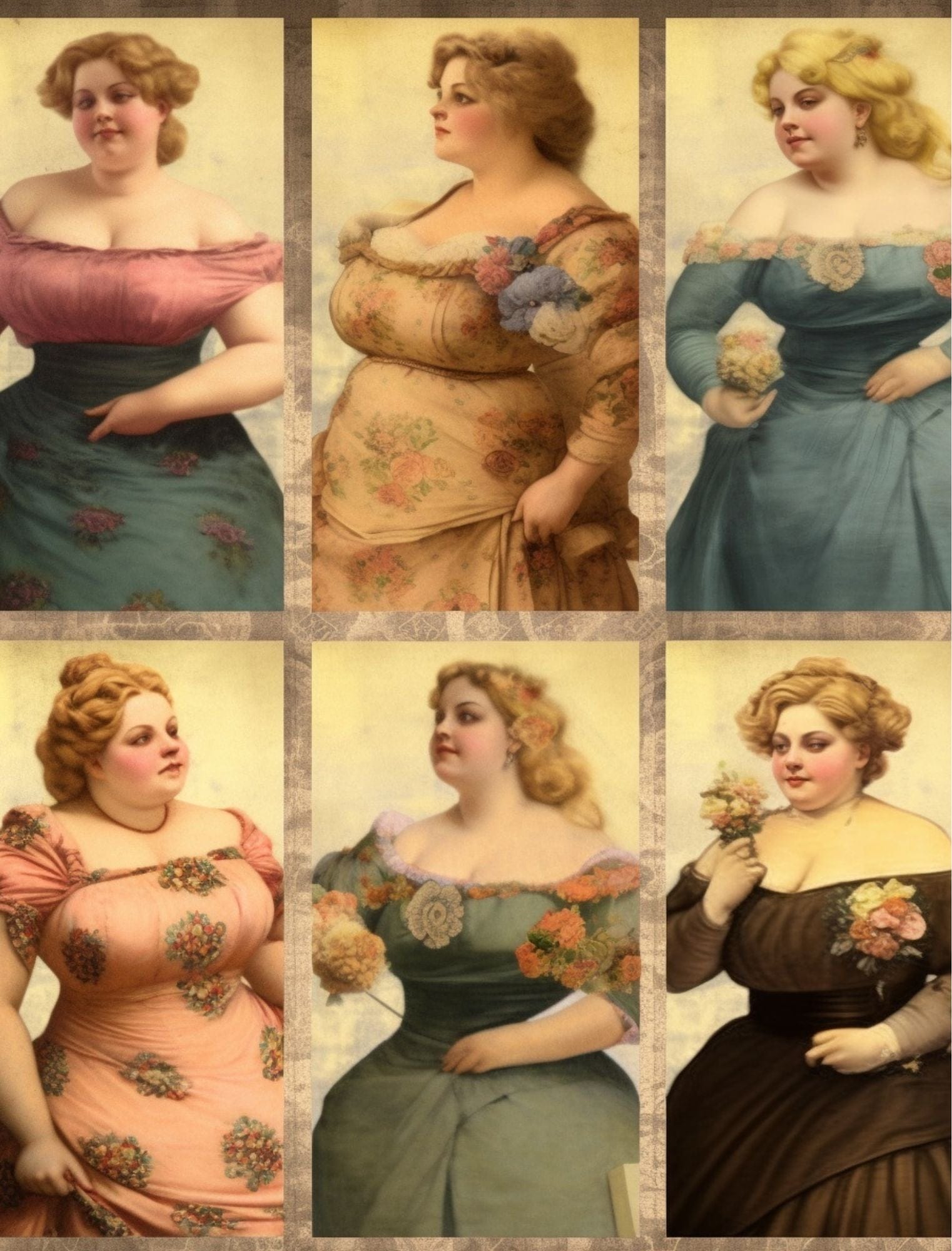 Collage Soup Voluptuous Vixens Paperback