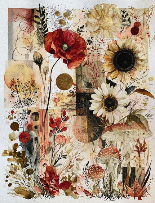 Collage Soup Wandering Watercolor