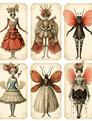 Collage Soup Webbed and Bugged – A 110+ Page Collage Book of Spiders, Bugs & Nature Art