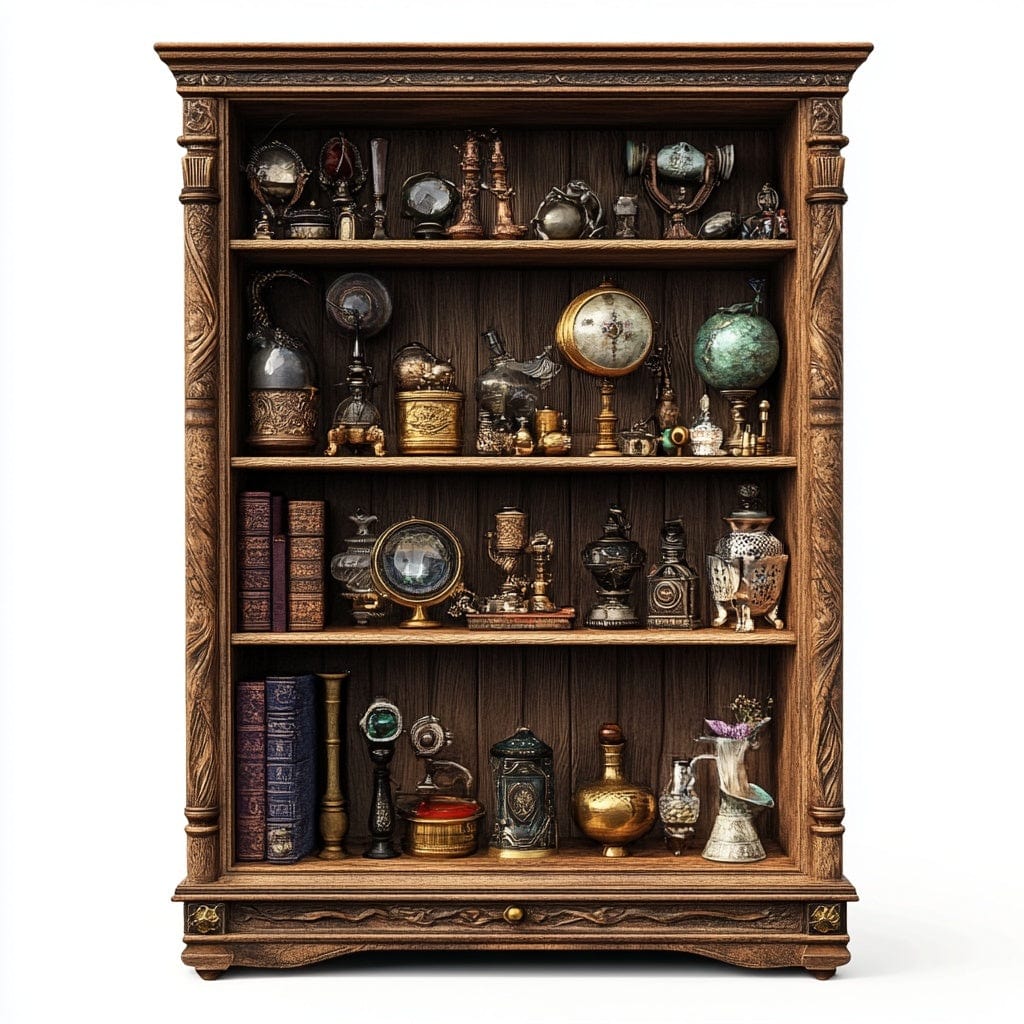 Collage Soup Where the Curious Go: A soulful collection of antique photos, figurines, and layered mystery – 90 Pages