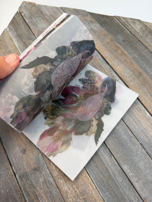 Collage Soup Wild Transparency — Vellum Scrap Pad