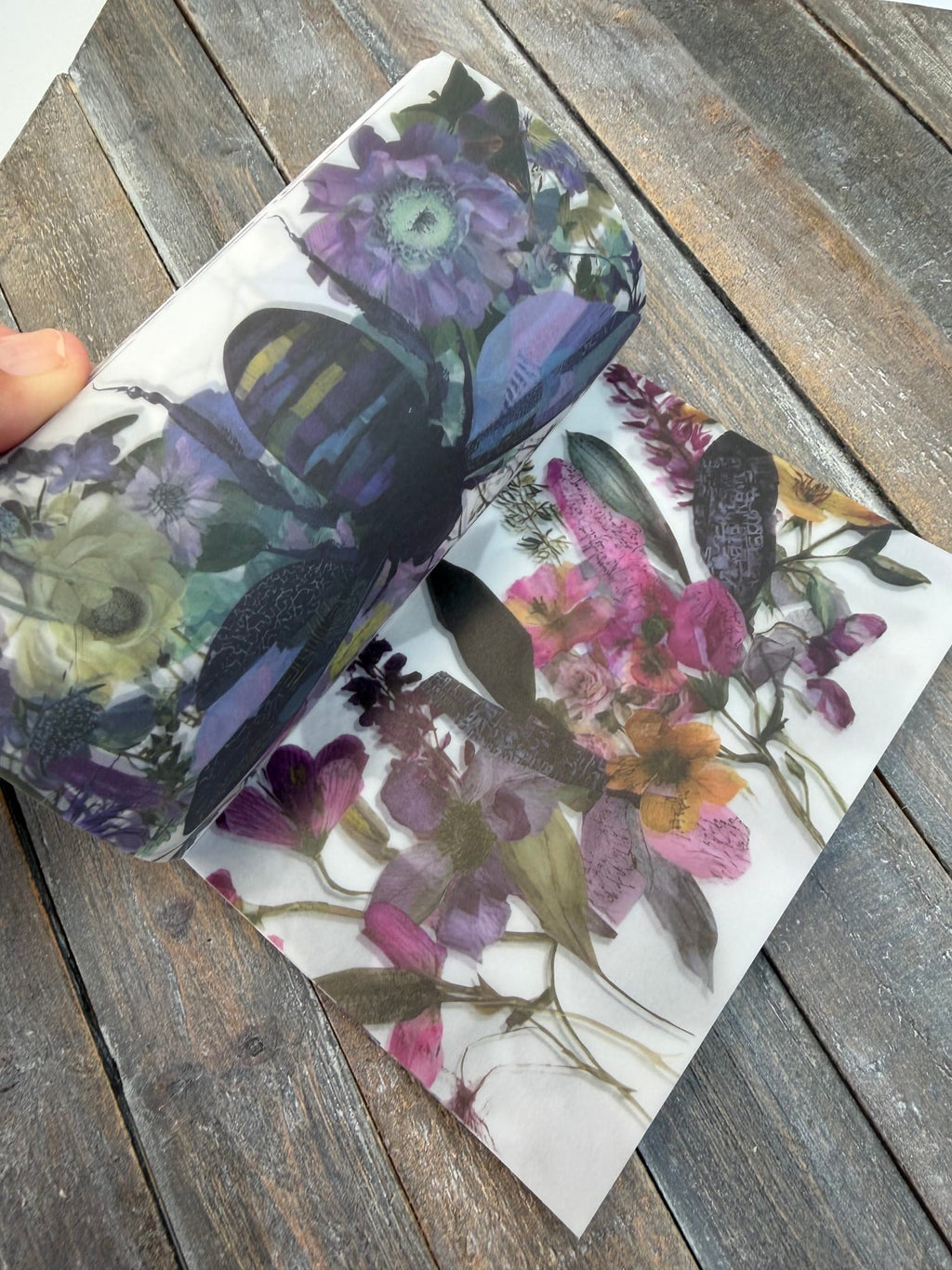 Collage Soup Wild Transparency — Vellum Scrap Pad