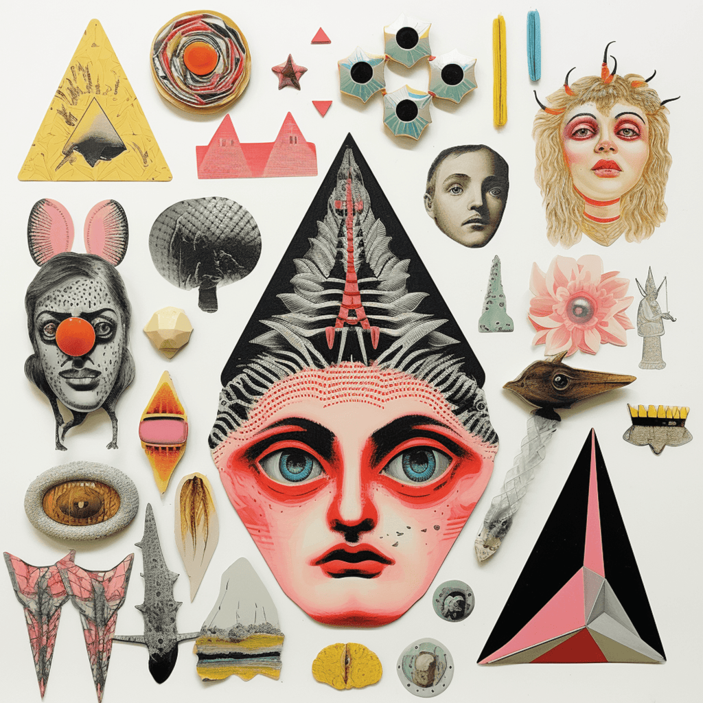 Collage Soup Wondrous Widgets: A 110+ Page Collage Book of Whimsical Shapes