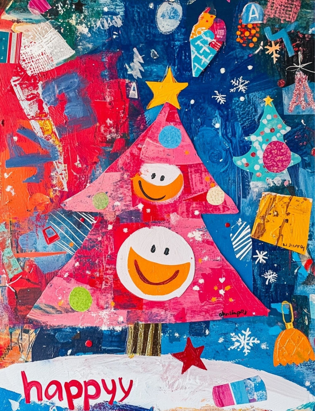 Collage Soup You Sleigh Me - 72 Christmas card sized collage images eBook