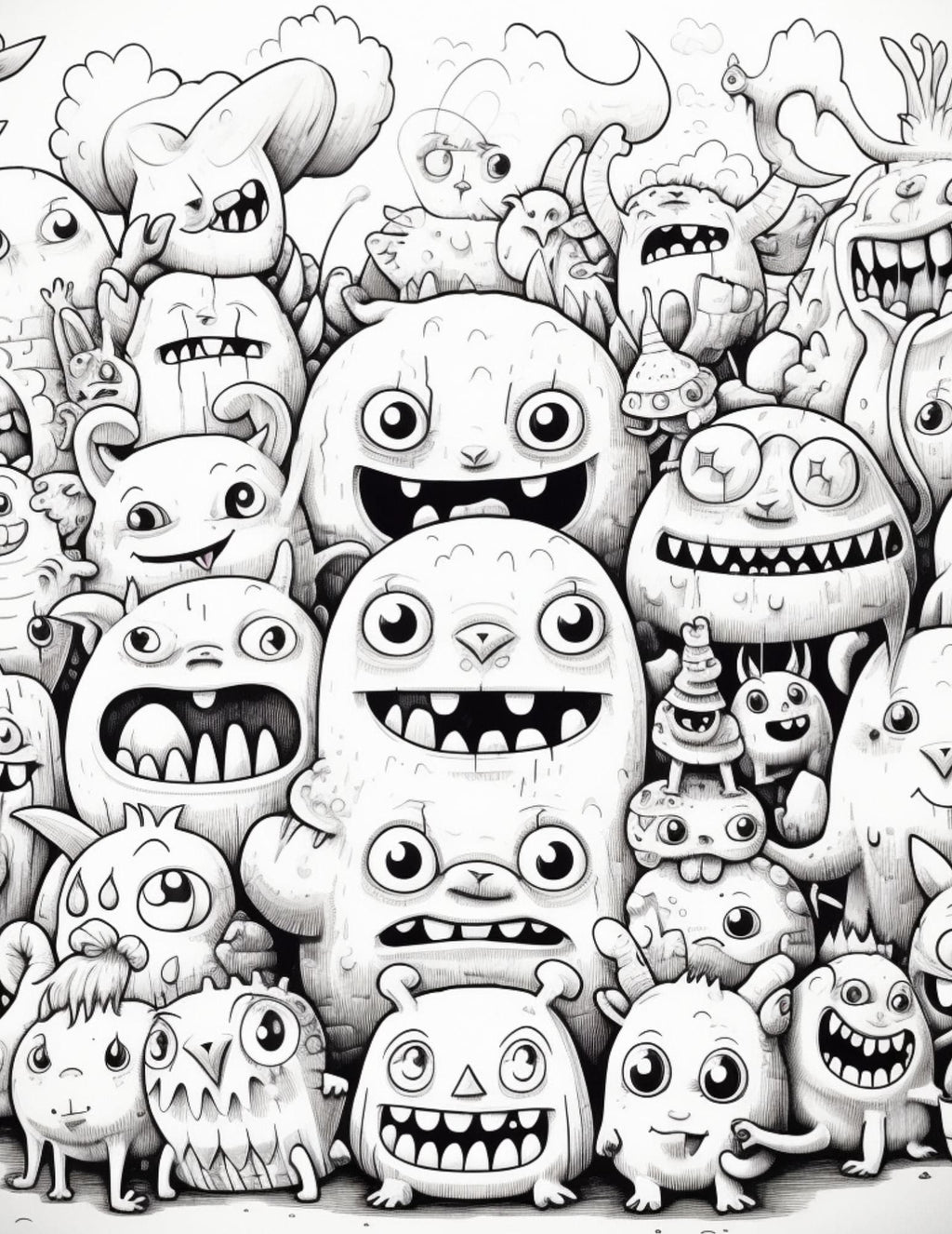 Collage Soup Zephyrlandia: Printable (eBook) Fantasy Creatures for Coloring, Collage & Art Journals – 45 Pages