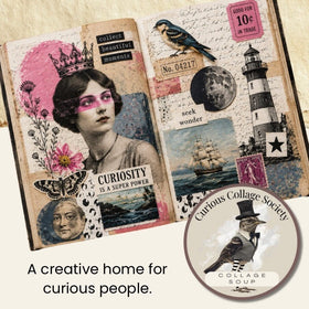 CollageSoup home page hero graphic
