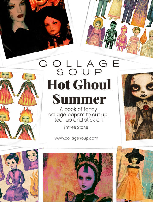 Hot Ghoul Summer collage collection cover