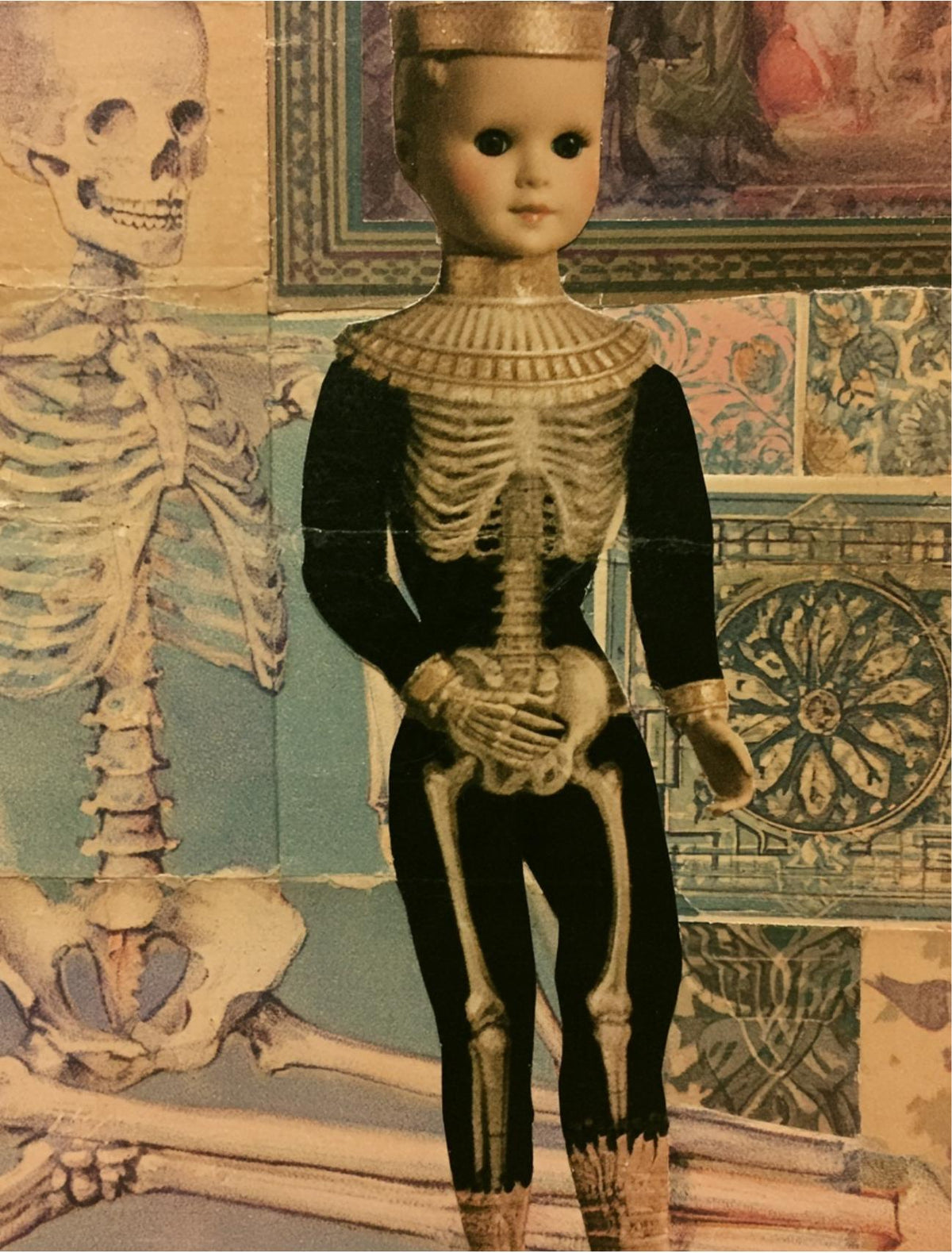 Hot Ghoul Summer sample page - gothic witch character illustration