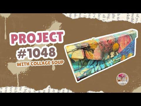 Collaged Eyeglass Case Project 1048